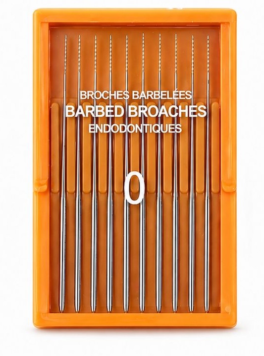 Broches barbelées endodontiques (BARBED BROACHES)