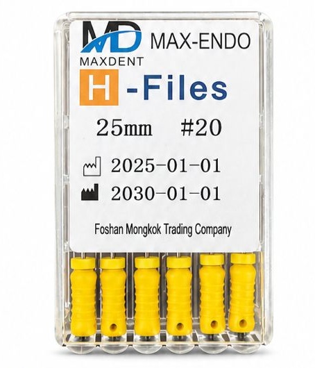 H-FILES - Broches endodontiques manuelles